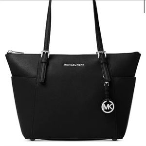 *SOLD* -Brand New MICHAEL KORS® Saffiano Leather Jet Set Top Zip Tote